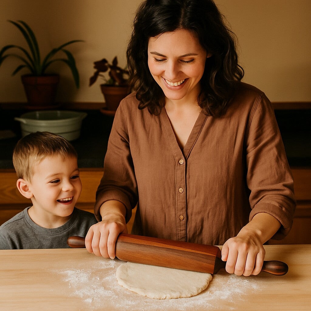 Handmade Traditional Rolling Pin - Made in the USA