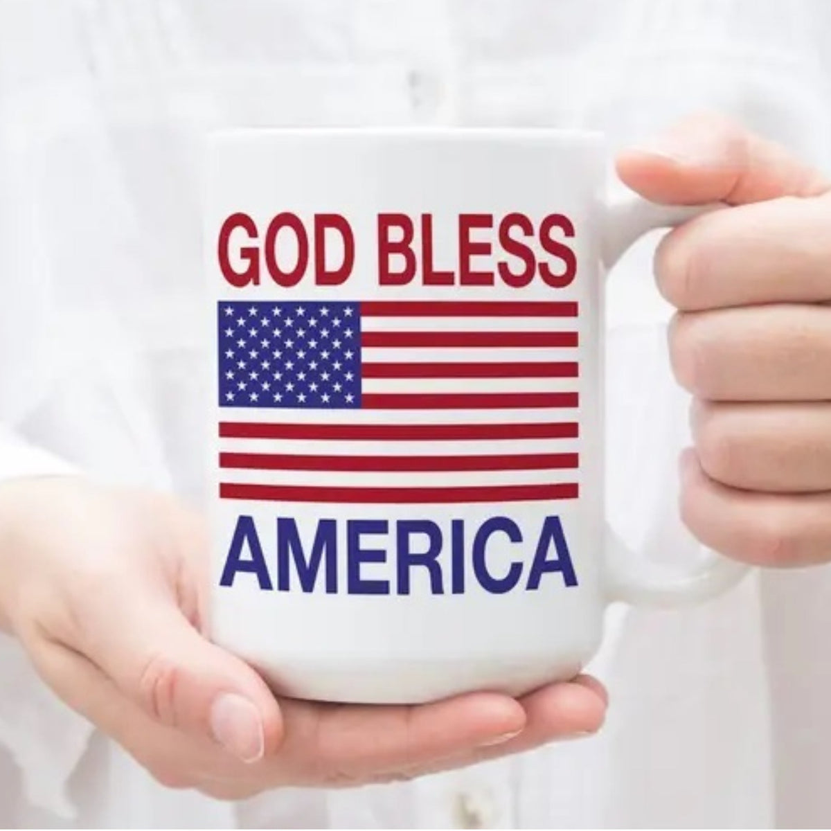God Bless America Mug - Made in the USA