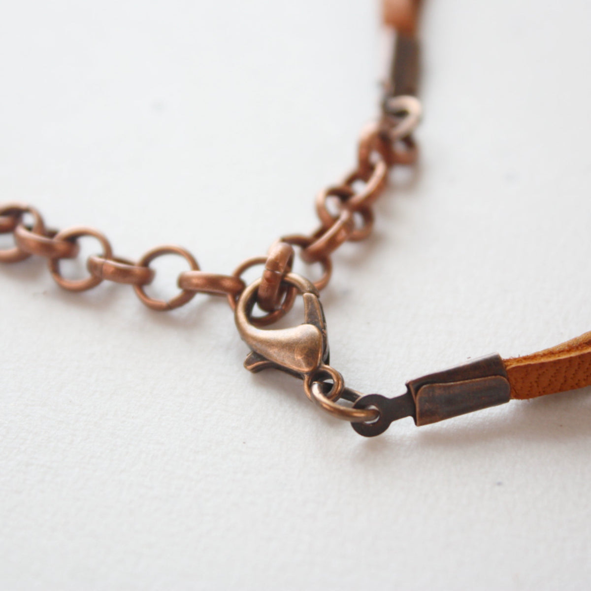Aqua Terra Leather Cord Necklace - Made in the USA