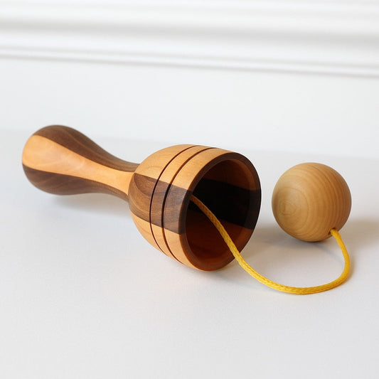 Handmade Ball and Cup Game - Kids Toy - Made in the USA