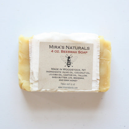Beeswax and Raw Honey Bar Soap - Made in the USA