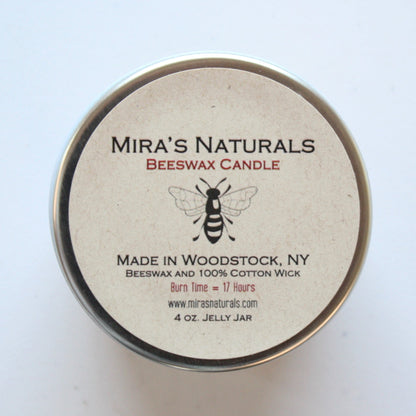 Beeswax Jar Candle - Made in the USA