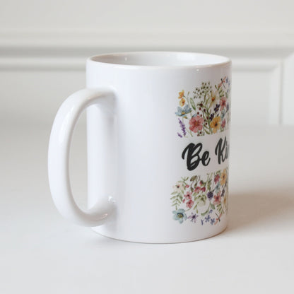 Be Kind Wildflowers Mug - Made in the USA
