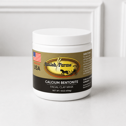 Amish Farms - Calcium Bentonite Facial Clay Mask - Made in the USA