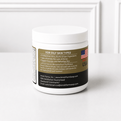 Amish Farms - Calcium Bentonite Facial Clay Mask - Made in the USA