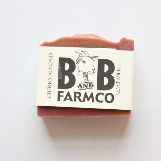 Cherry Almond Handmade Goat Milk Soap - Made in the USA