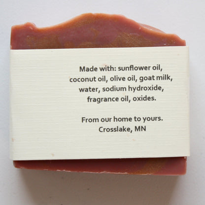 Cherry Almond Handmade Goat Milk Soap - Made in the USA
