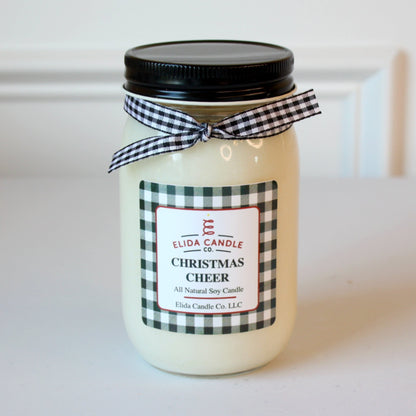Homespun Soy Candle - Christmas Cheer - Made in the USA