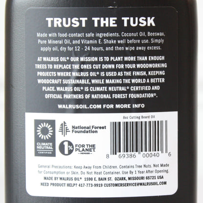 Walrus Oil - Cutting Board Oil - Made in the USA