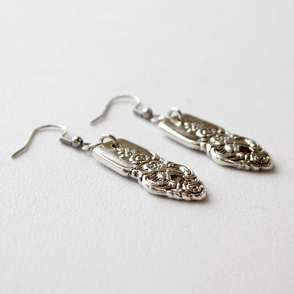 Vintage Flatware Earrings - Distinction - Made in the USA