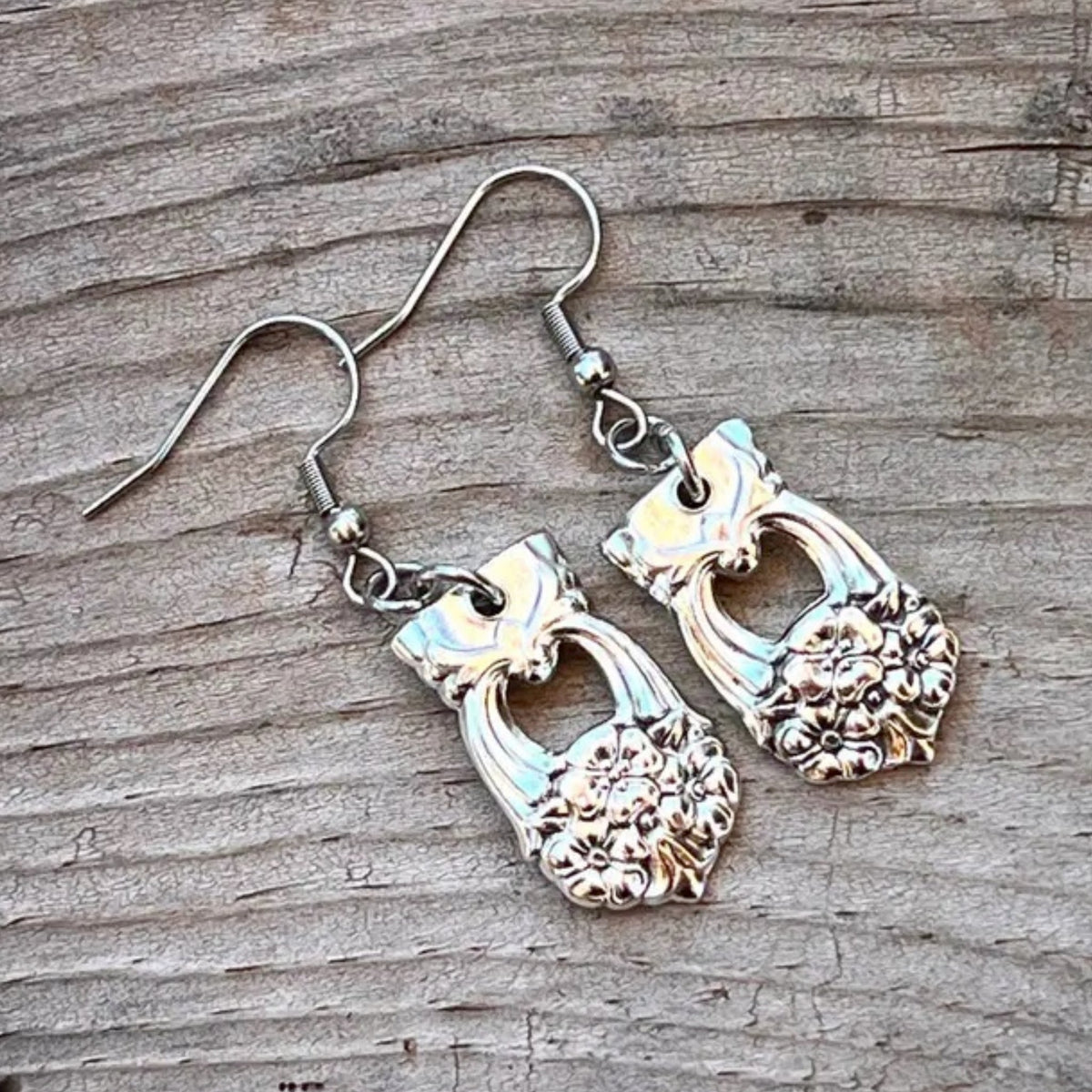 Vintage Flatware Earrings - Eternally Yours - Made in the USA