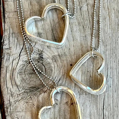 Vintage Flatware Pendant - Heart - Made in the USA