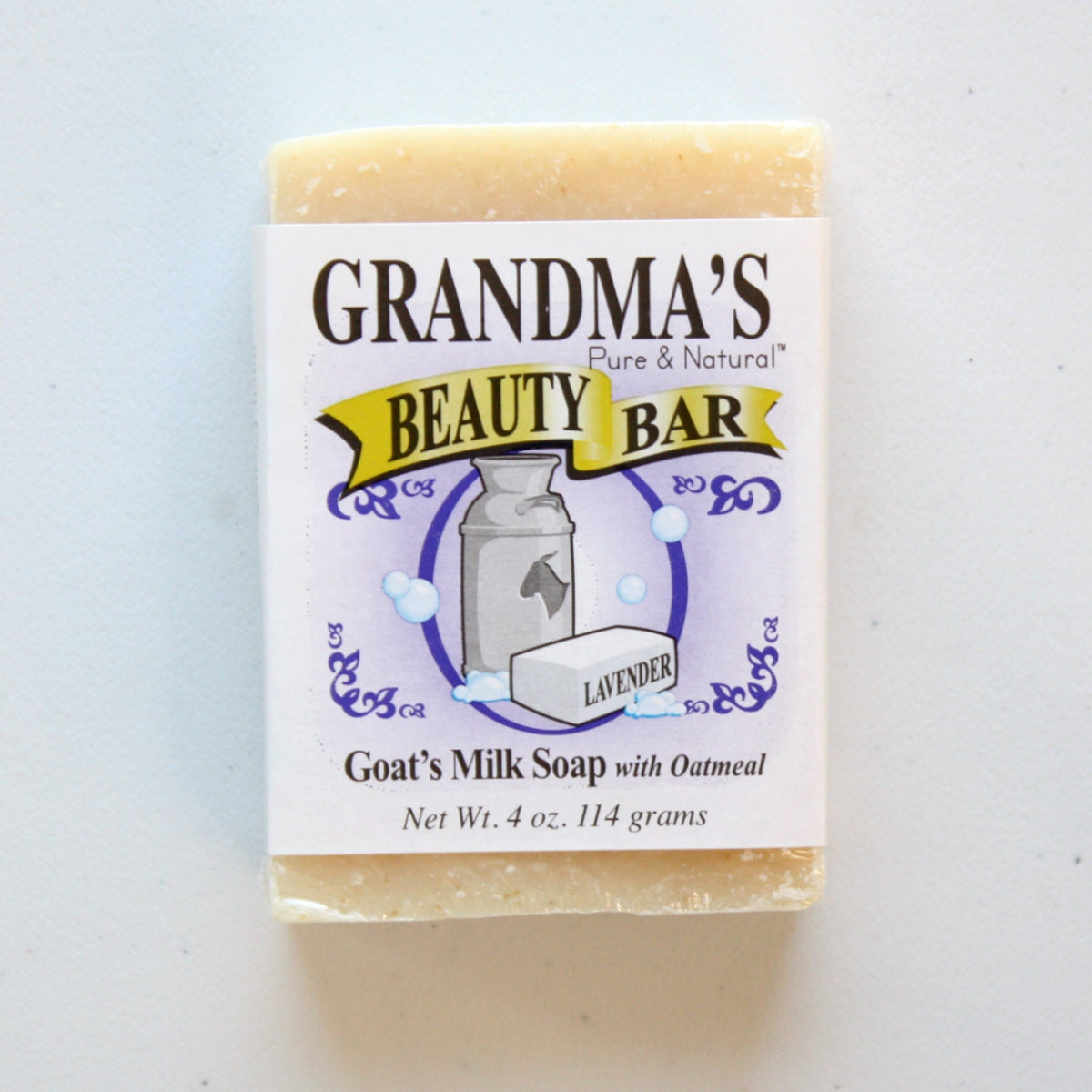 Grandma's Beauty Bars - Goats Milk Soap with Oatmeal - Almond or Lavender - Made in the USA