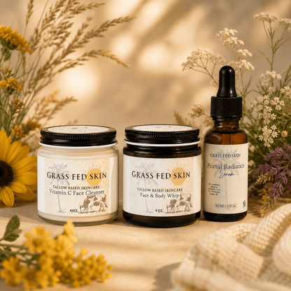 Grass Fed Skin Tallow Moisturizing Bundle 2 - Made in the USA