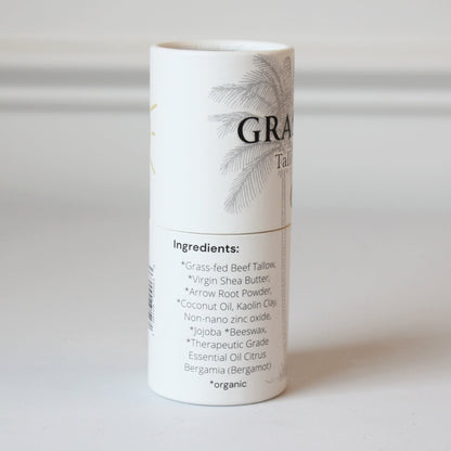 Grass Fed Skin Natural Deodorant - Made in the USA