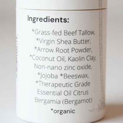 Grass Fed Skin Natural Deodorant - Made in the USA