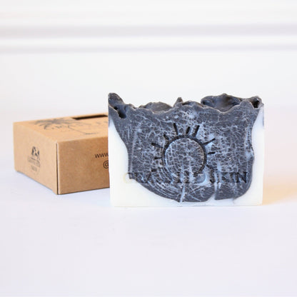 Grass Fed Skin Tallow Activated Charcoal Soap - Made in the USA