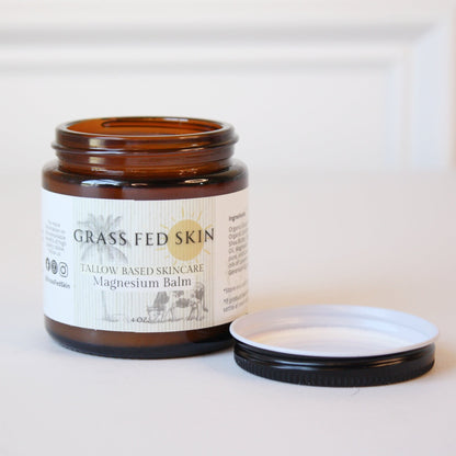 Grass Fed Skin Tallow Magnesium Balm - Made in the USA