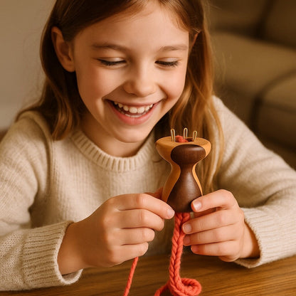 Handmade French Knitter Yarn Mushroom - Made in the USA
