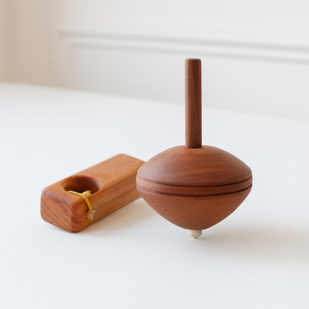 Handmade Spinning Top - Kids Toy - Made in the USA