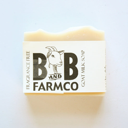Fragrance Free Handmade Goat Milk Soap - Made in the USA