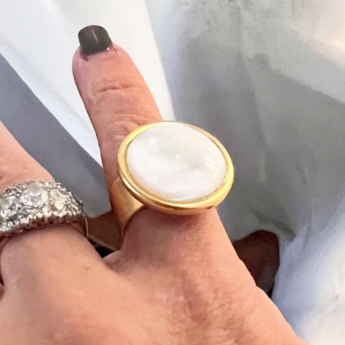 Trochus Shell Ring - Made in the USA