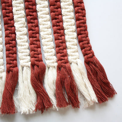 Macrame Boho American Flag - Made in the USA