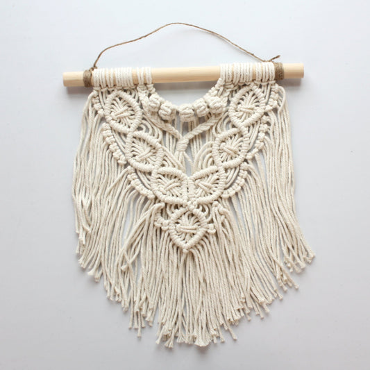 Macrame Boho Wall Hang - Made in the USA