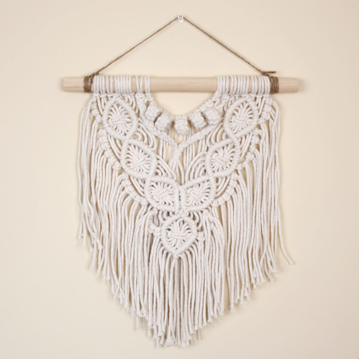 Macrame Boho Wall Hang - Made in the USA