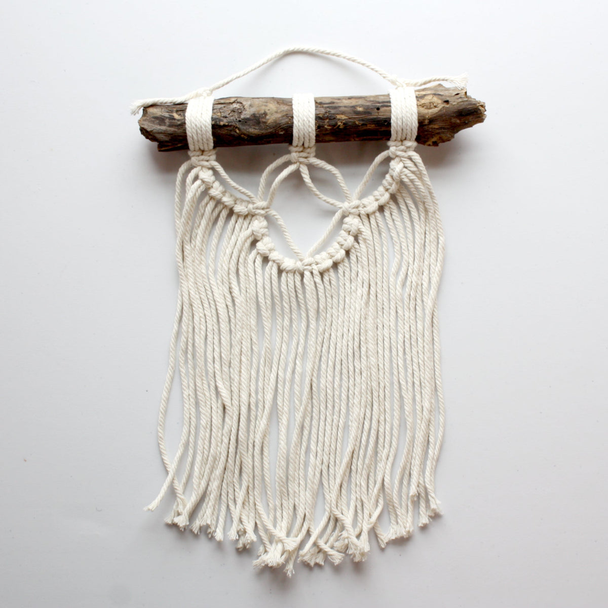 Macrame Boho Mini Wall Hanging - Made in the USA
