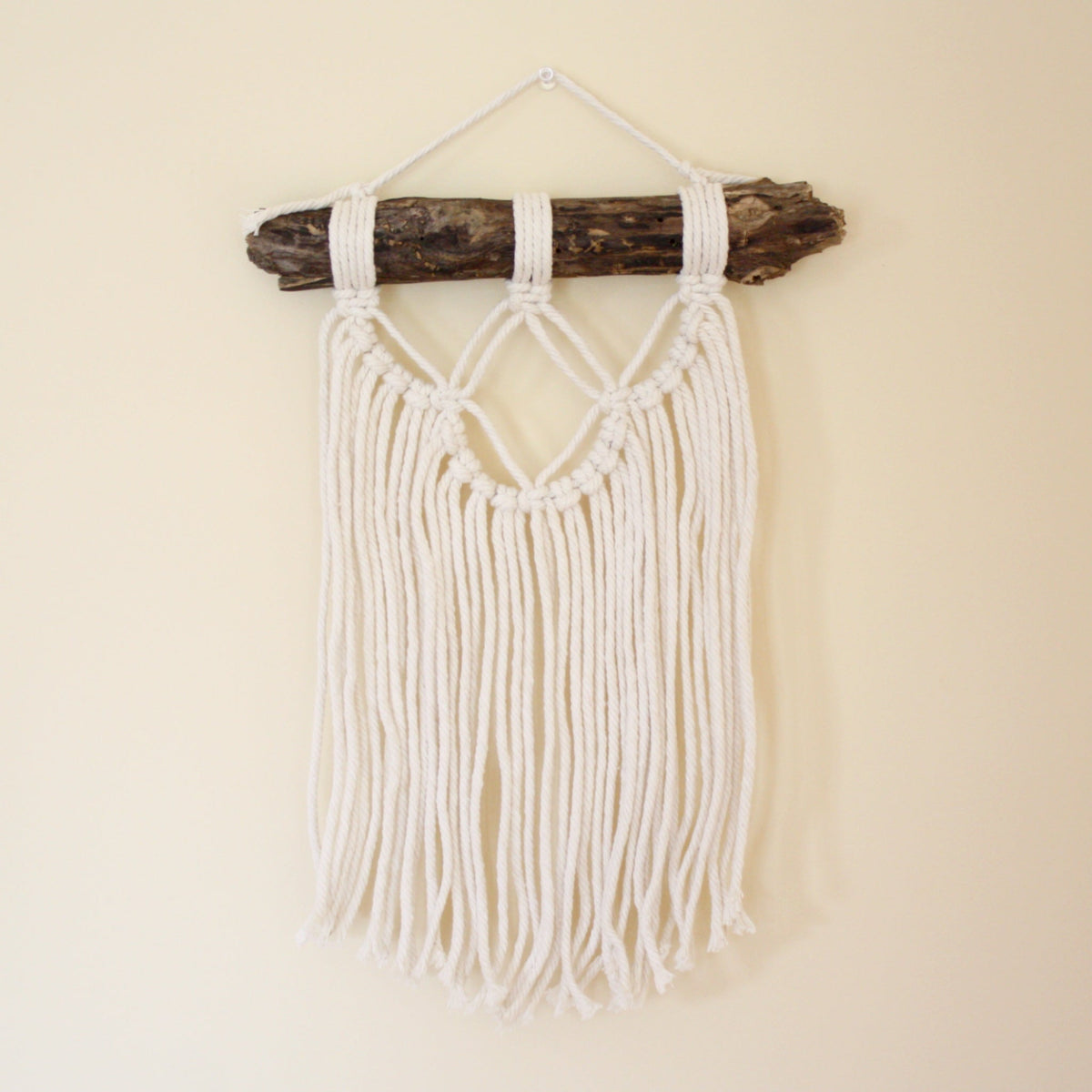 Macrame Boho Mini Wall Hanging - Made in the USA