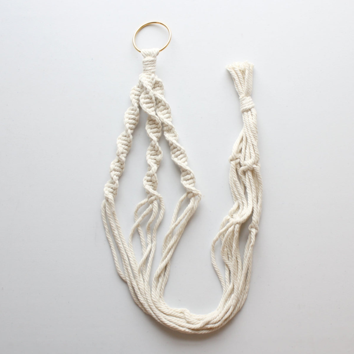 Macrame Boho Plant Hanger - Made in the USA