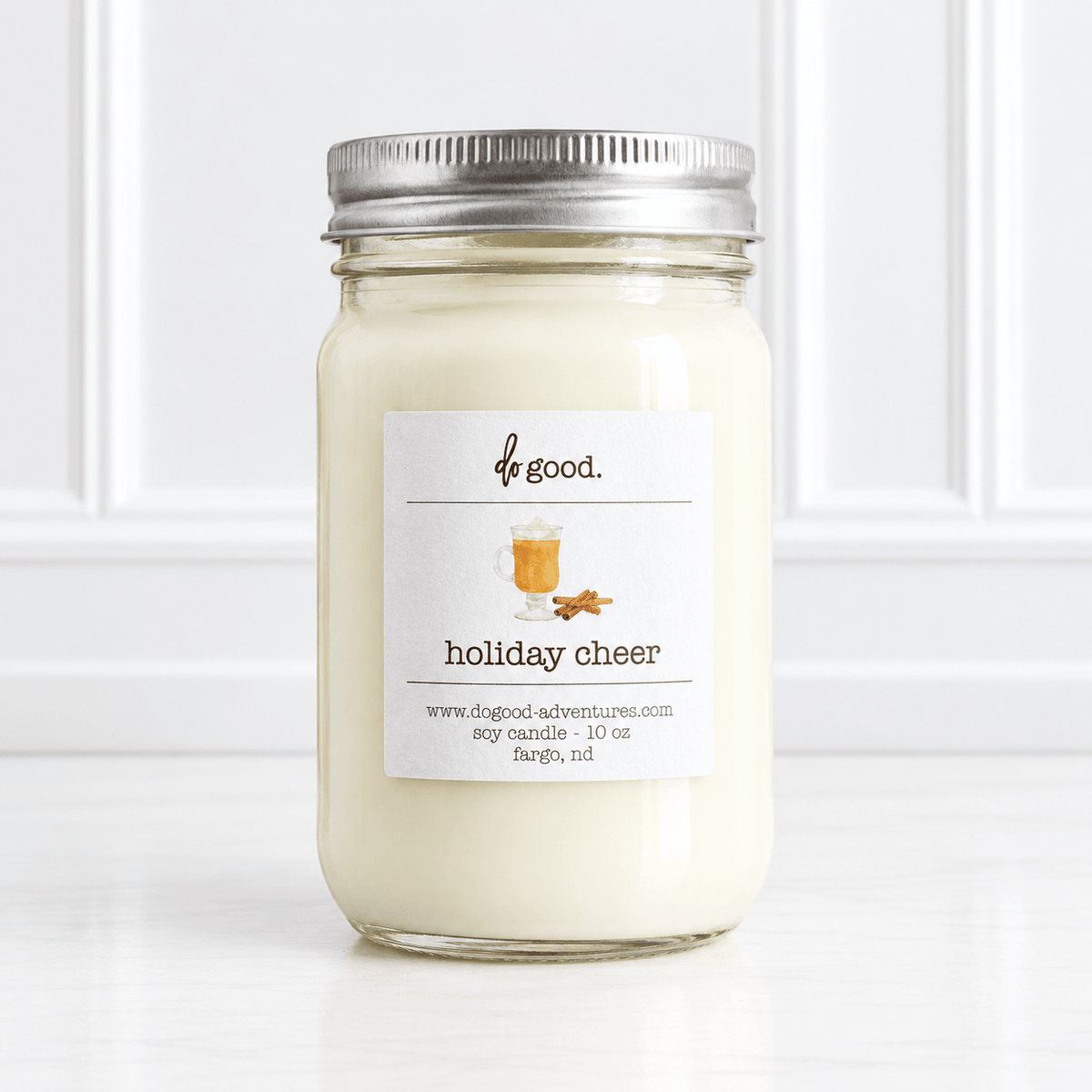 Mason Jar Soy Candle - Holiday Cheer - Made in the USA