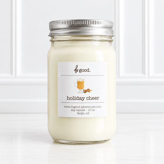 Mason Jar Soy Candle - Holiday Cheer - Made in the USA