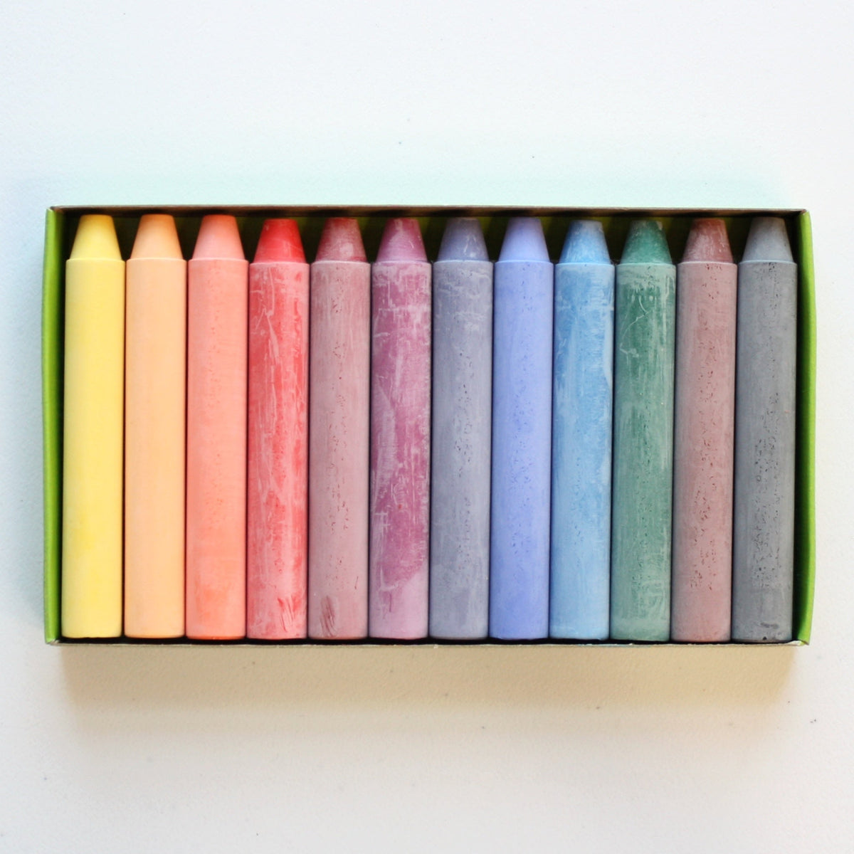Organic Beeswax Crayons - 12 Color Sticks - Made in the USA