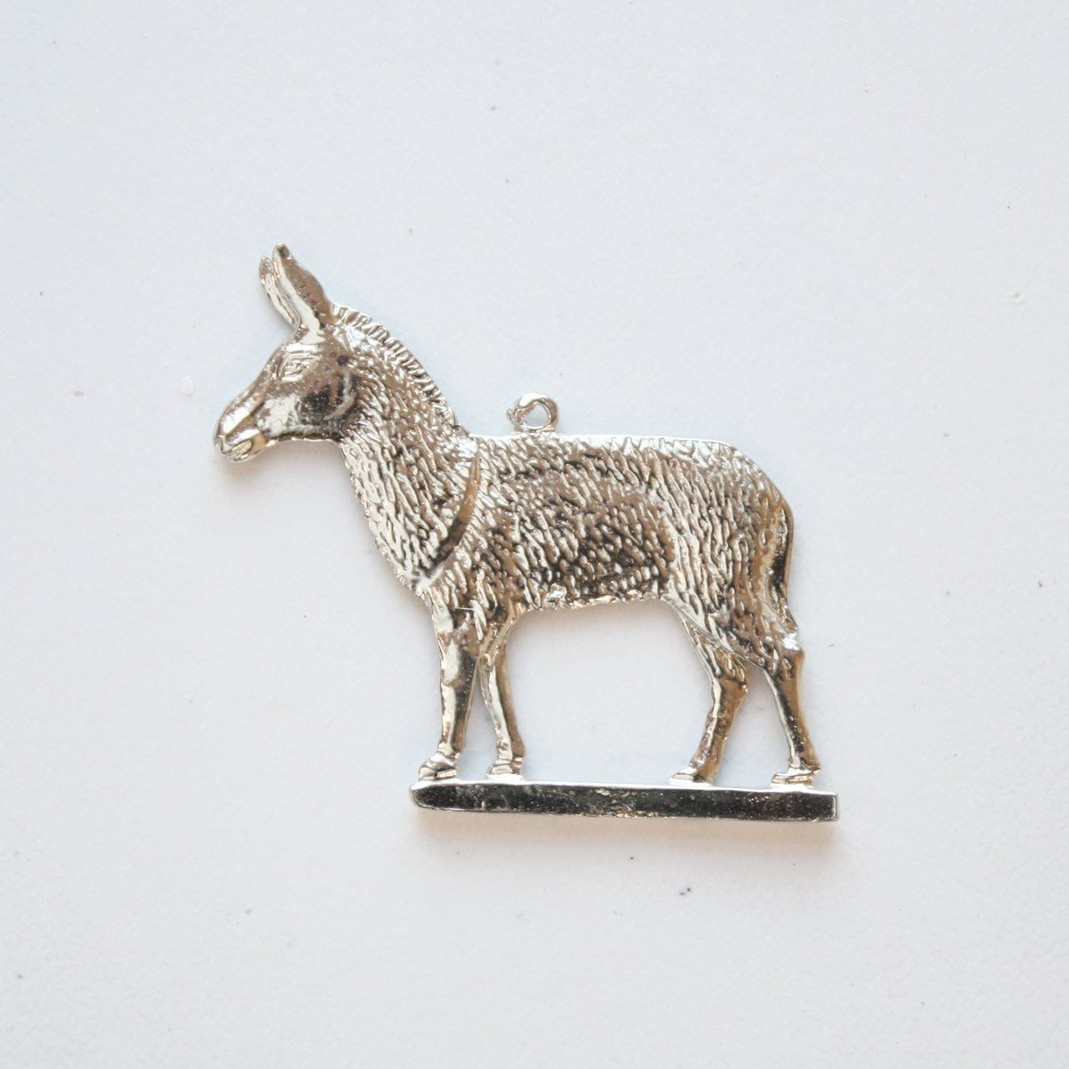 Pewter Donkey Ornament - Made in the USA