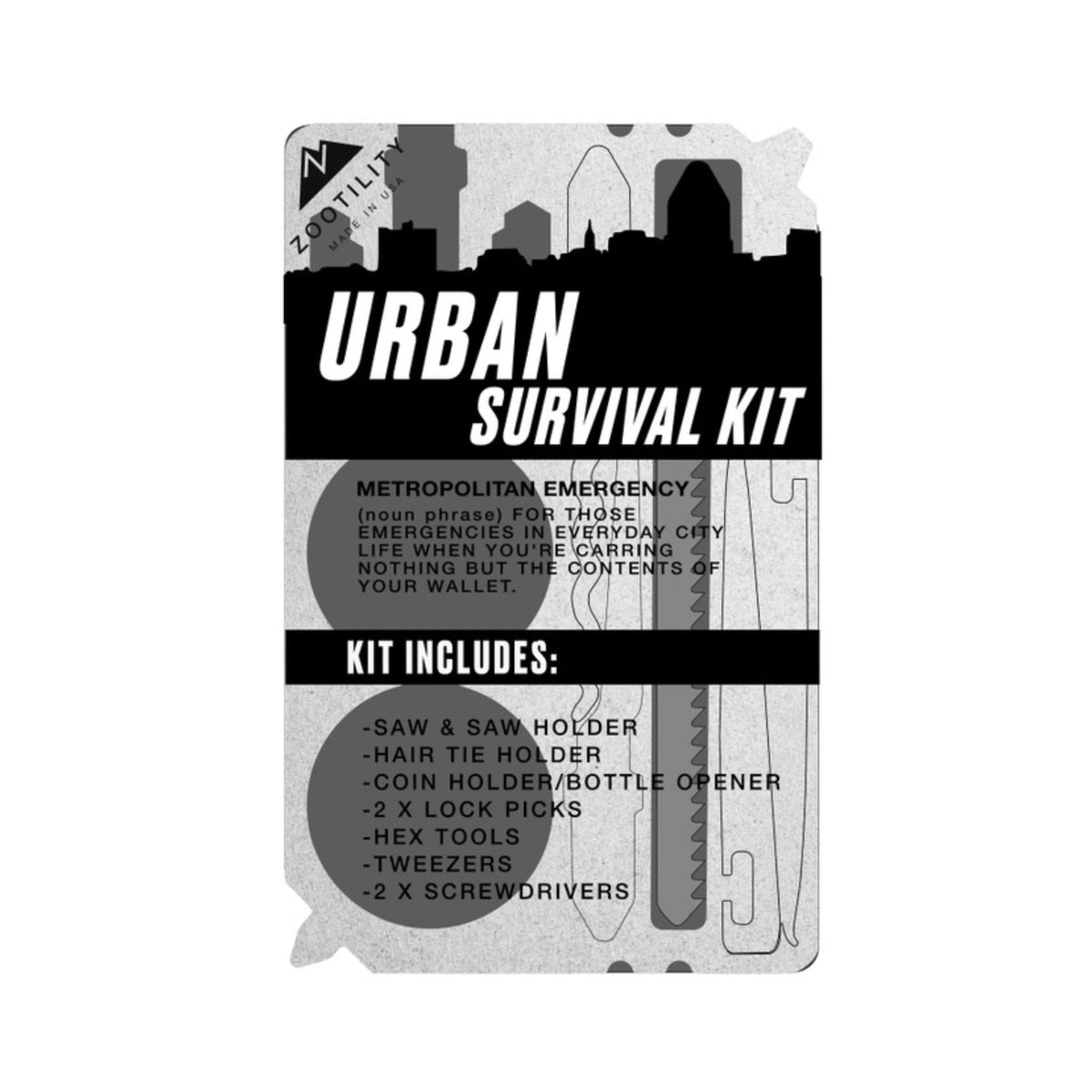 Pocket Urban Survival Kit - Made in the USA