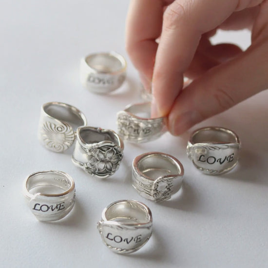 Vintage Spoon Rings - Made in the USA