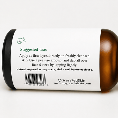 Grass Fed Skin Tallow Primal Radiance Serum - Made in the USA