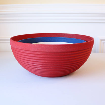 Recycled 3 Piece Bowl Set - Patriotic Mix - Made in the USA