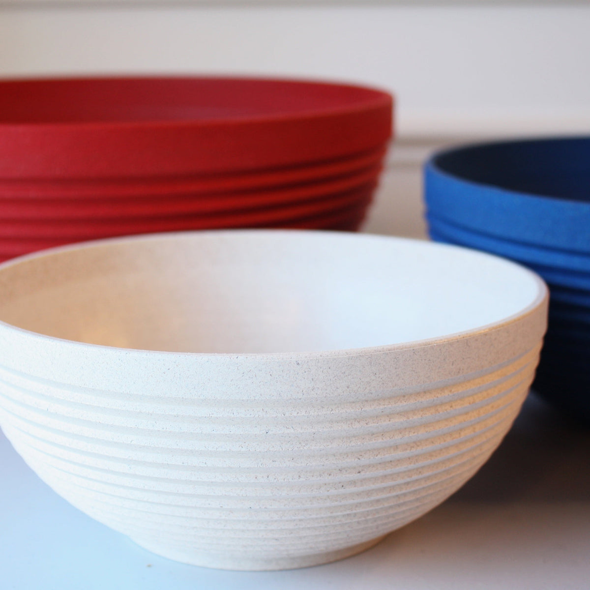 Recycled 3 Piece Bowl Set - Patriotic Mix - Made in the USA