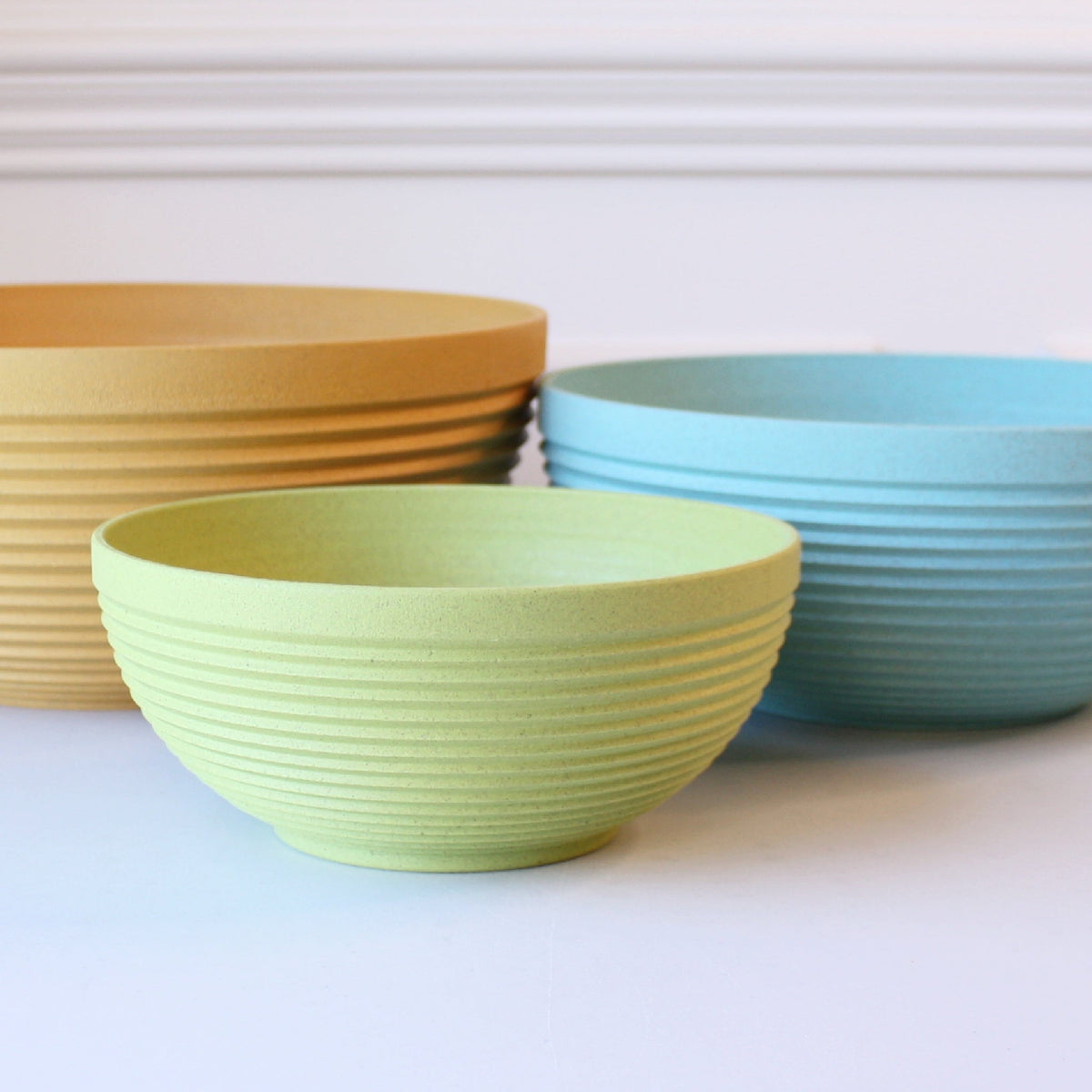 Recycled 3 Piece Bowl Set - Spring Mix - Made in the USA