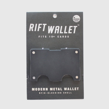 Rift Wallet - Slim Metal RFID Blocking - Made in the USA