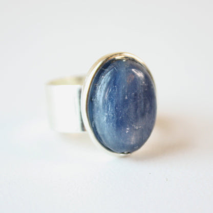 Kyanite Gemstone Ring - Made in the USA