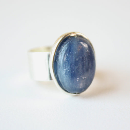 Kyanite Gemstone Ring - Made in the USA
