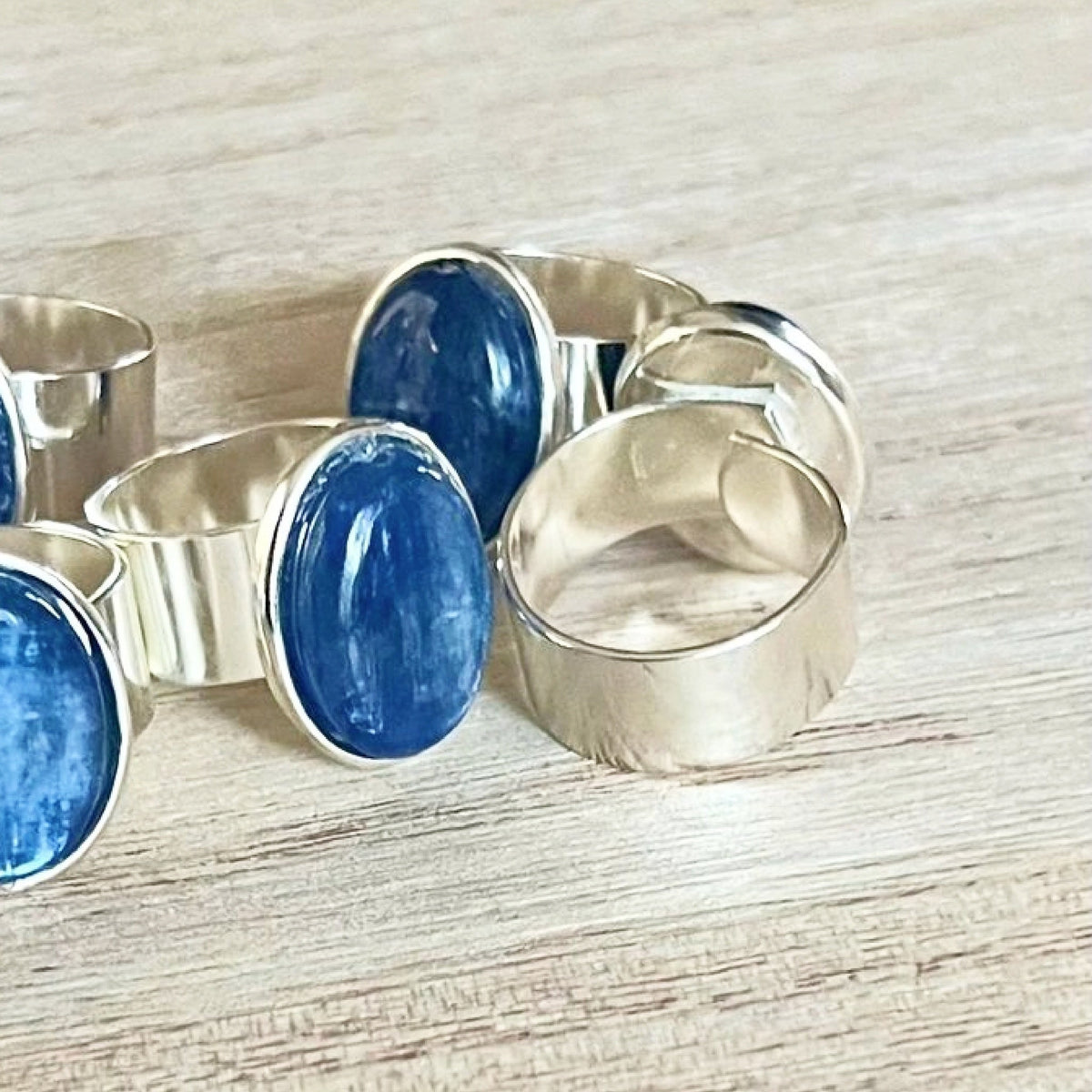 Kyanite Gemstone Ring - Made in the USA