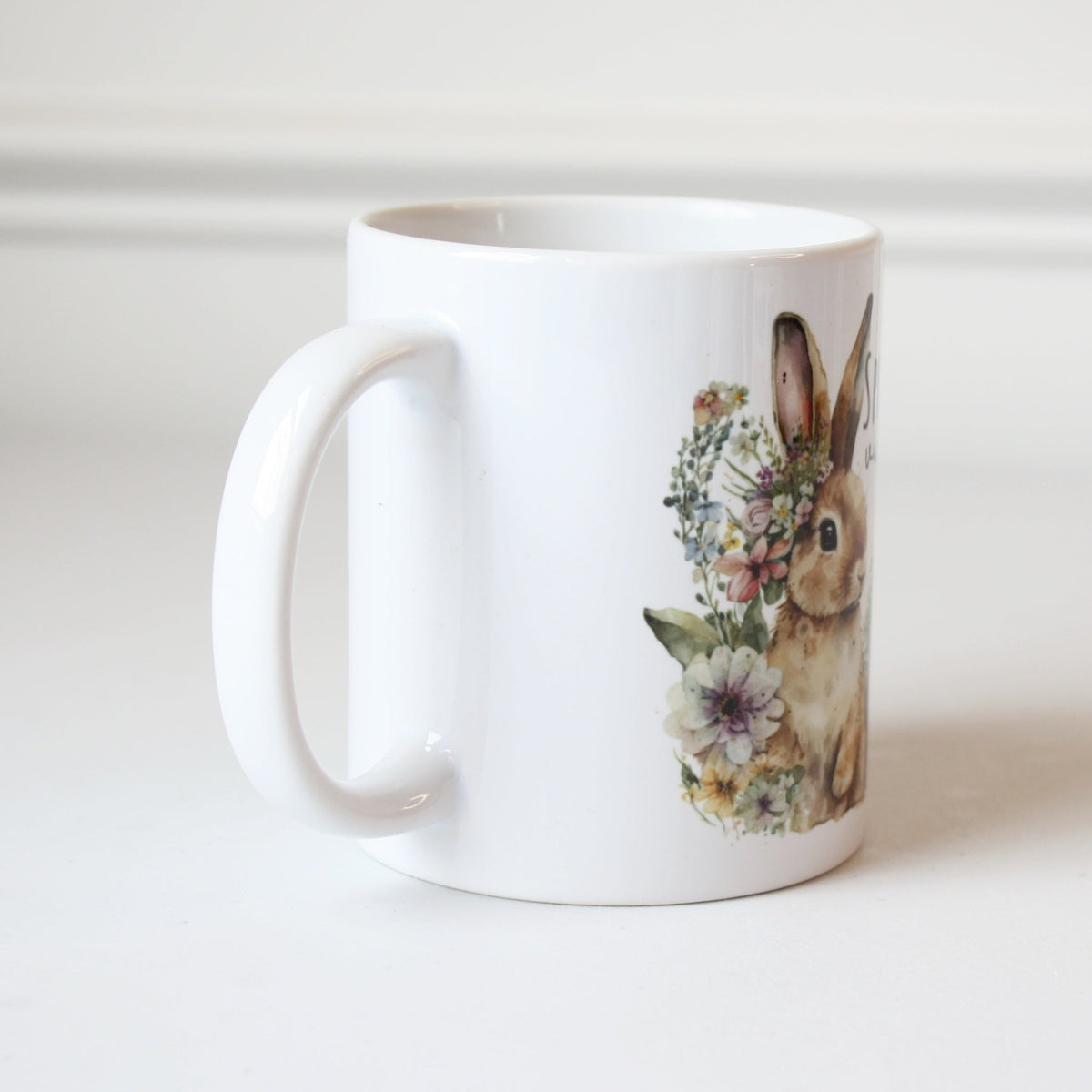 Spring Vibes Bunny Mug - Made in the USA