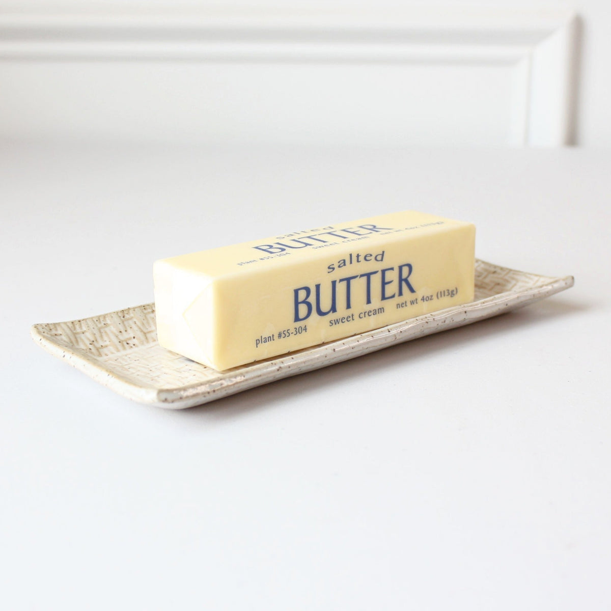 Strawberry Ceramic Butter Dish - Made in the USA
