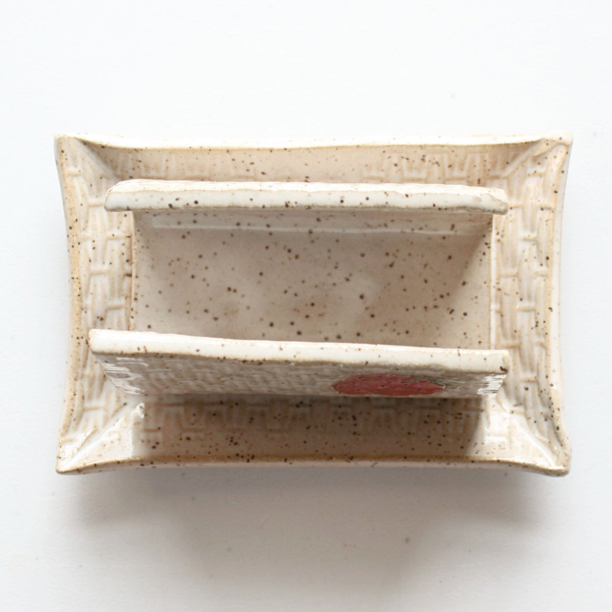 Strawberry Ceramic Sponge Holder - Made in the USA
