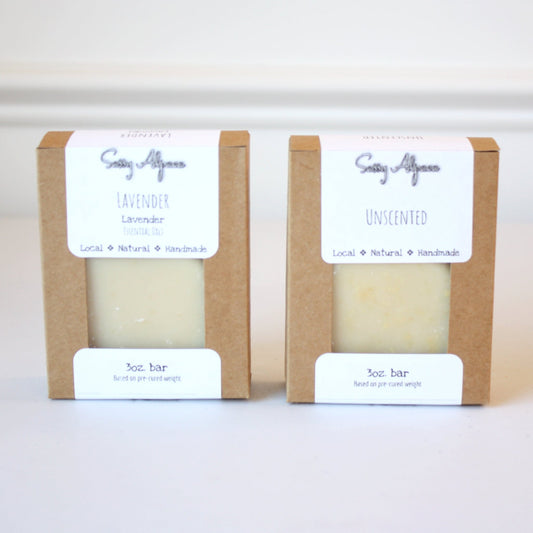 Traditional Goat Milk Soap - Lavender or Unscented - Made in the USA